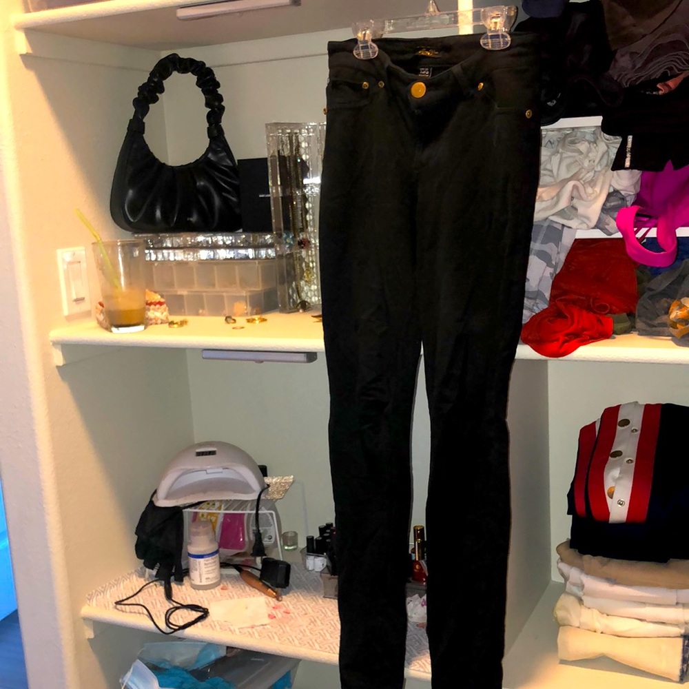 Black jeggings